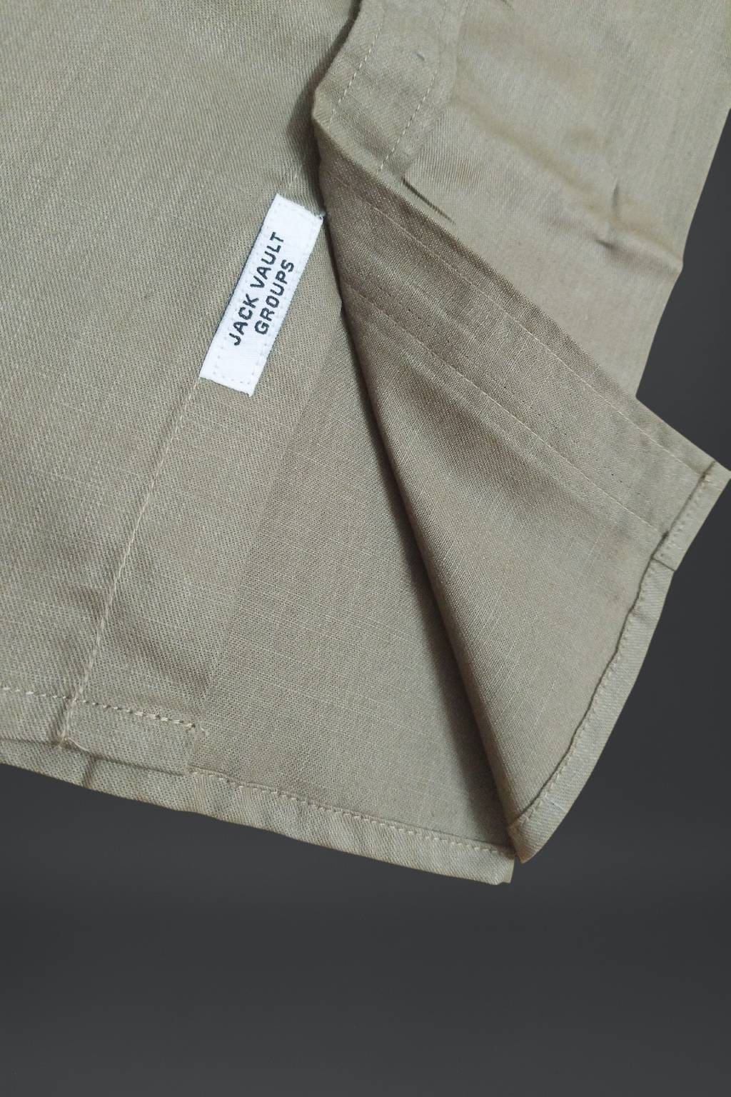 Men’s Colour Block Shirt | Regular Fit – Signature – Beige and White - Image 5