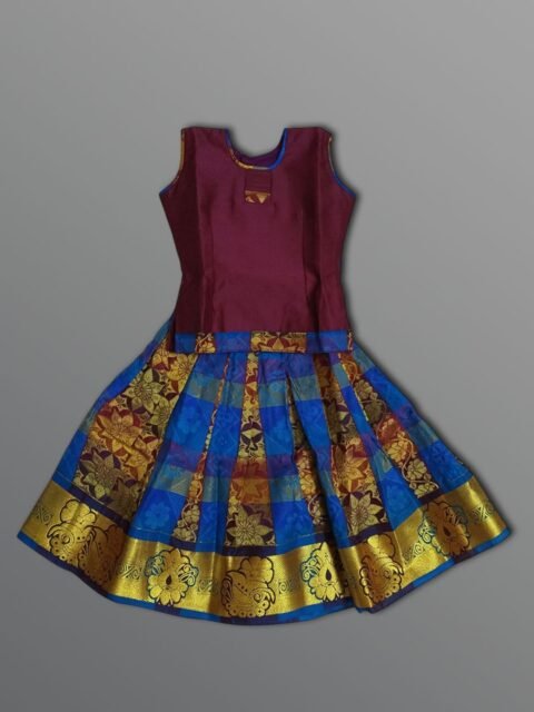 Girls Traditional Skirts Tops Silky Finish