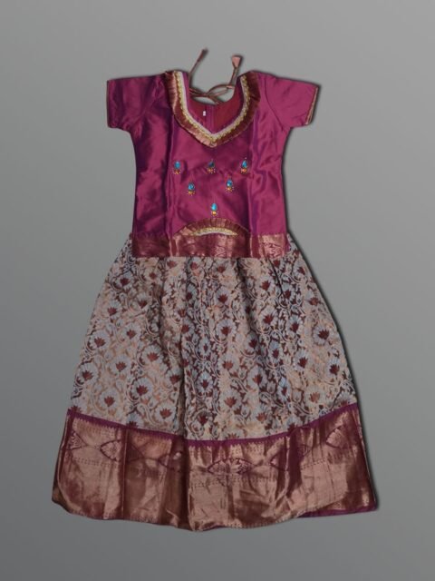Girls Traditional Skirts Tops Silky Finish