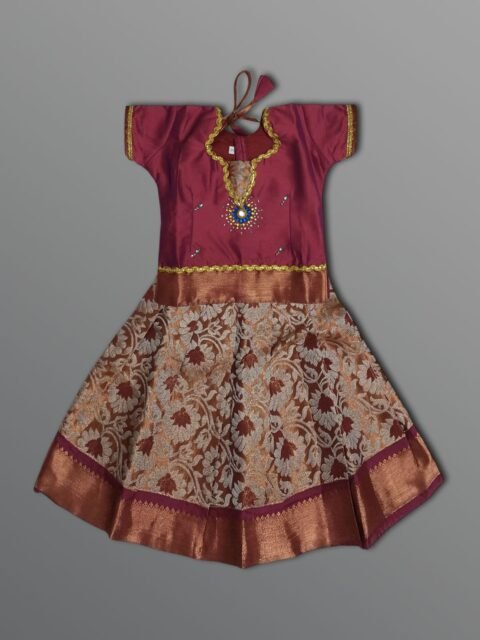 Girls Traditional Skirts Tops Silky Finish