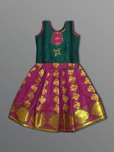 Girls Traditional Skirts Tops Silky Finish