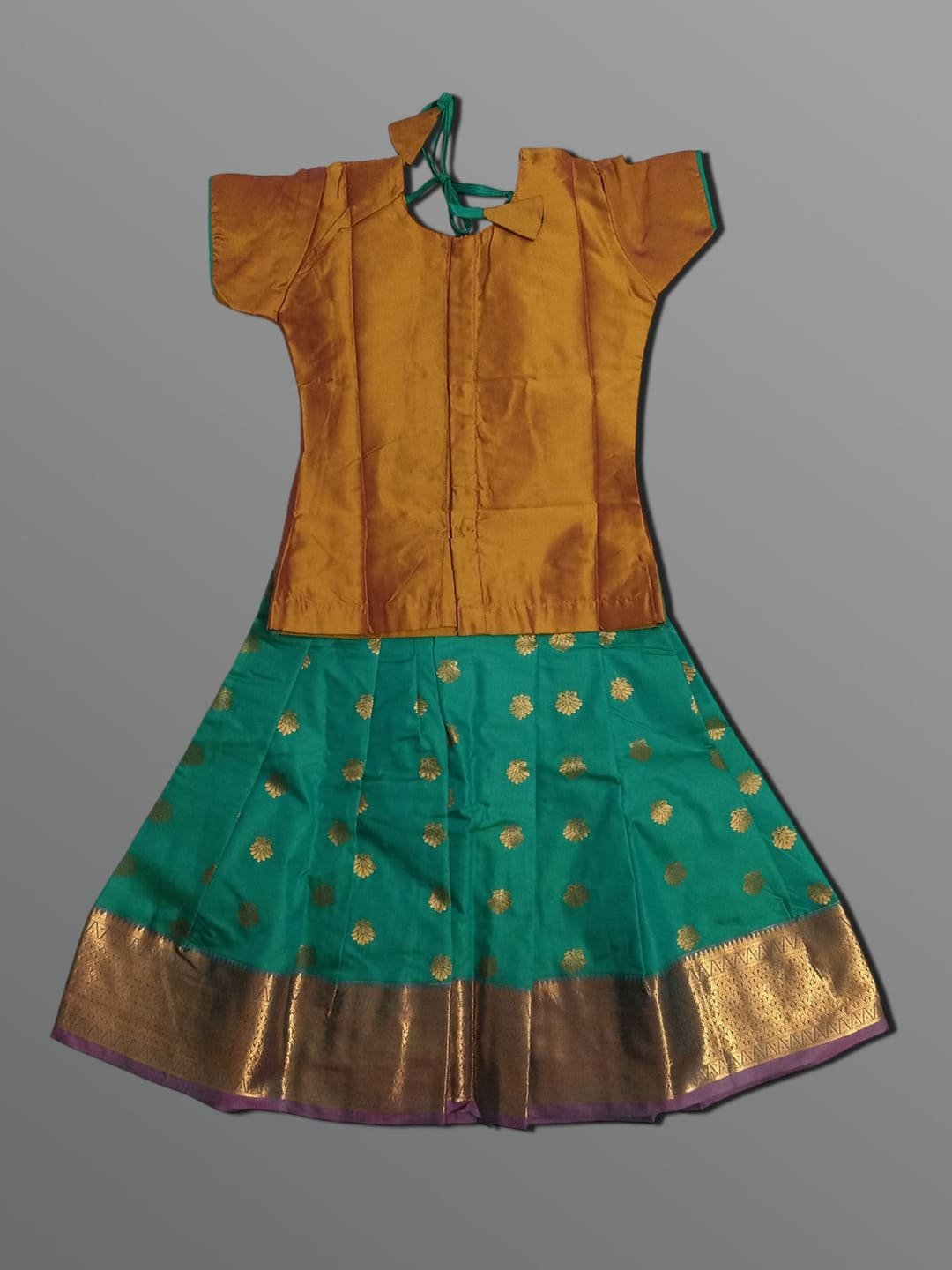 Girls Traditional Skirts Tops Silky Finish - Image 4