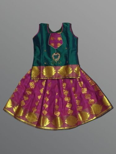 Girls Traditional Skirts Tops Silky Finish