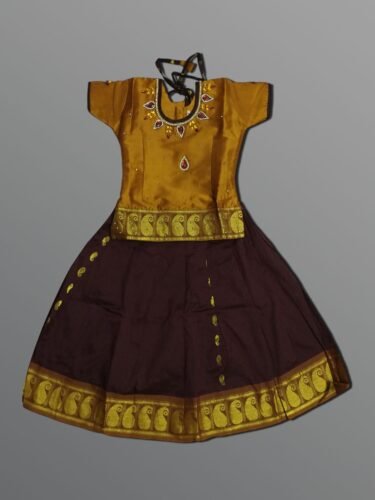 Girls Traditional Skirts Tops Silky Finish