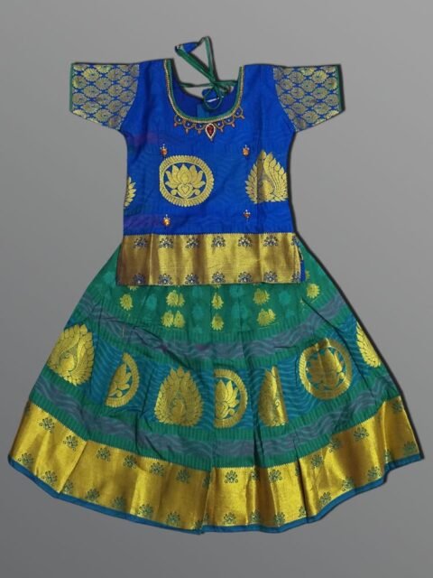 Girls Traditional Skirts Tops Silky Finish