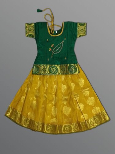 Girls Traditional Skirts Tops Silky Finish