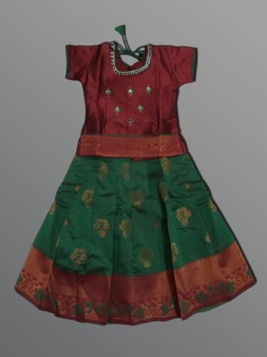 Girls Traditional Skirts Tops Silky Finish