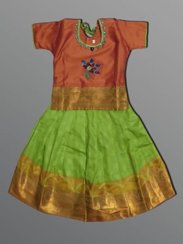 Girls Traditional Skirts Tops Silky Finish
