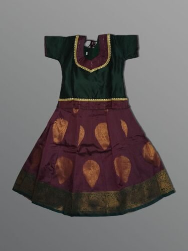 Girls Traditional Skirts Tops Silky Finish