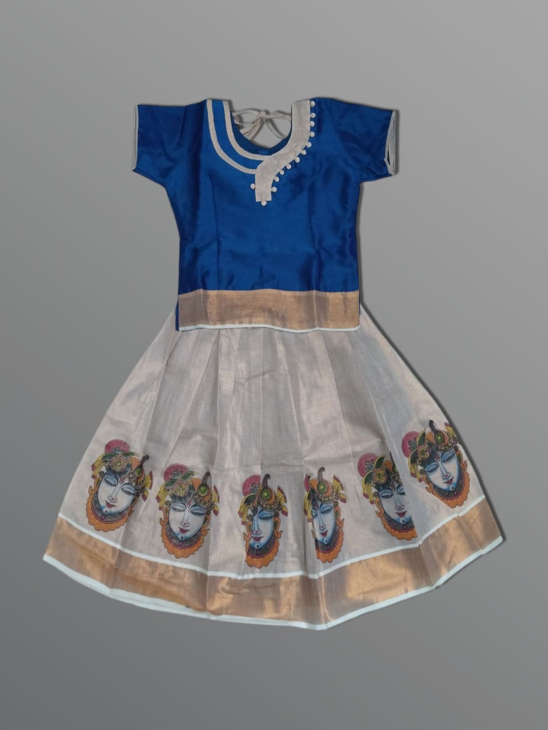 Girls Traditional Skirts Tops Silky Finish
