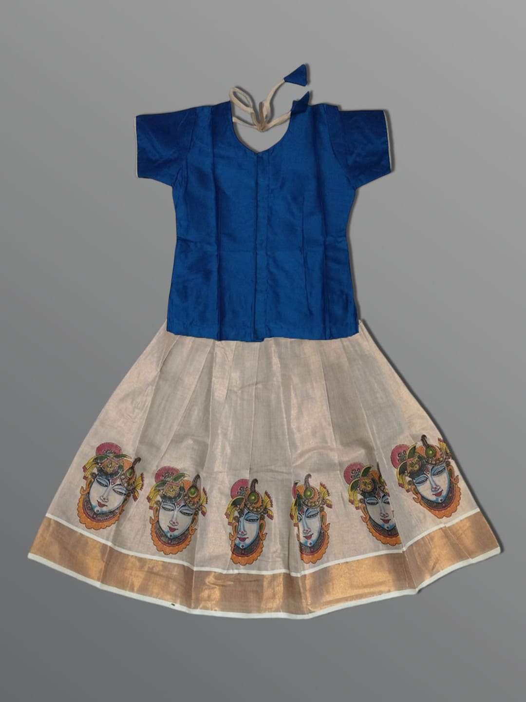 Girls Traditional Skirts Tops Silky Finish - Image 4