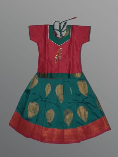 Girls Traditional Skirts Tops Silky Finish