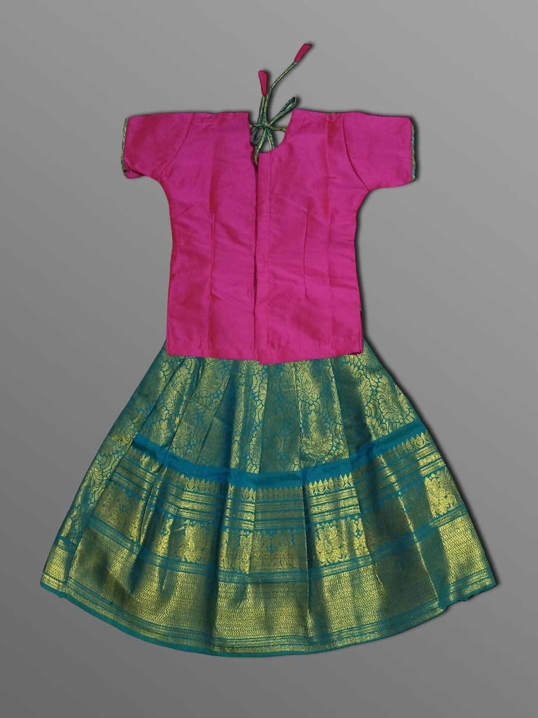 Girls Traditional Skirts Tops Silky Finish - Image 4