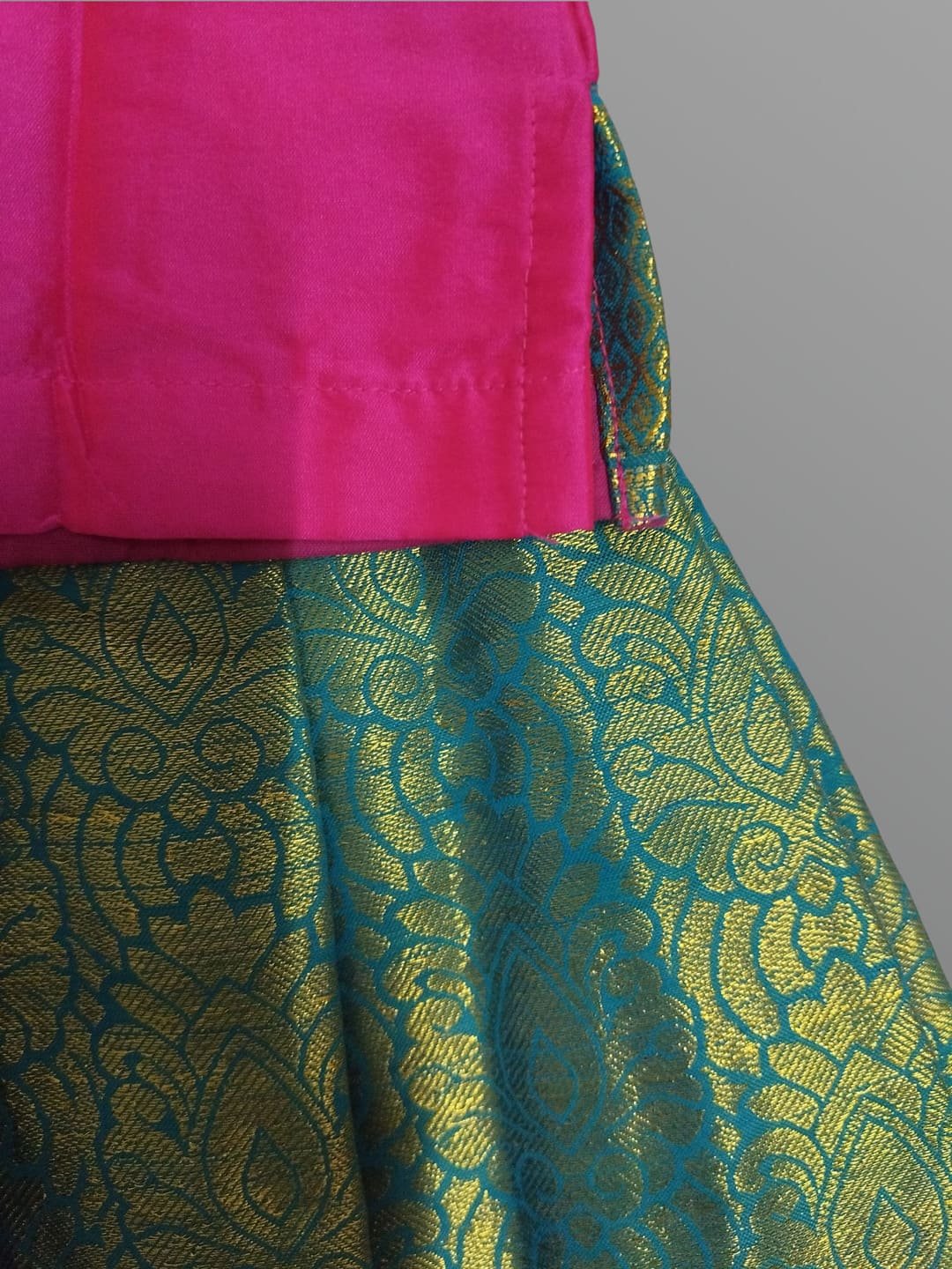 Girls Traditional Skirts Tops Silky Finish - Image 5