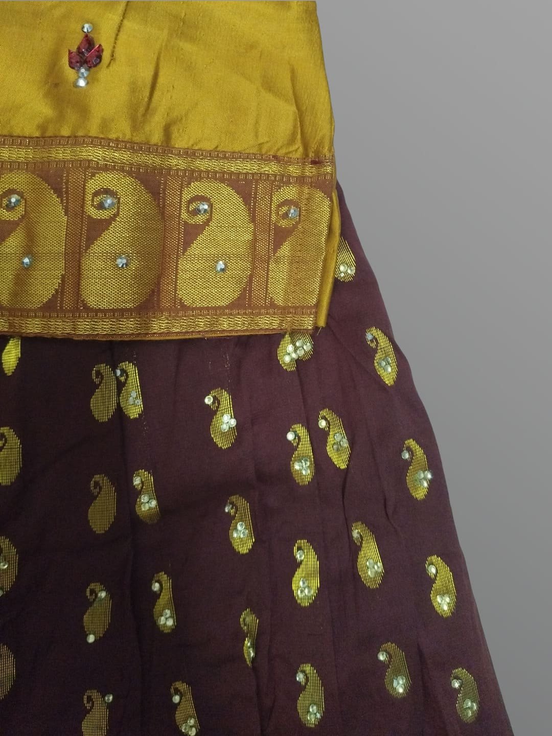 Girls Traditional Skirts Tops Silky Finish - Image 5