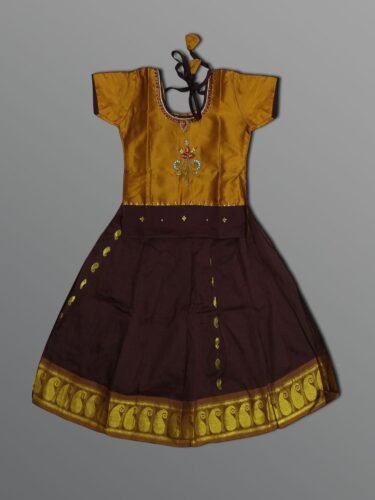 Girls Traditional Skirts Tops Silky Finish