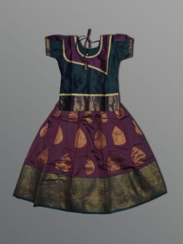 Girls Traditional Skirts Tops Silky Finish