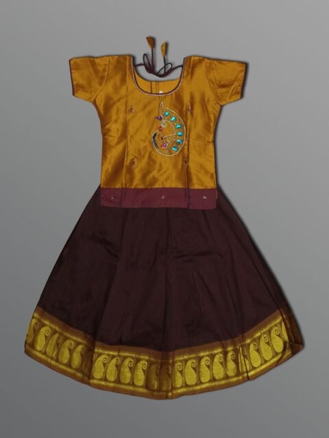 Girls Traditional Skirts Tops Silky Finish