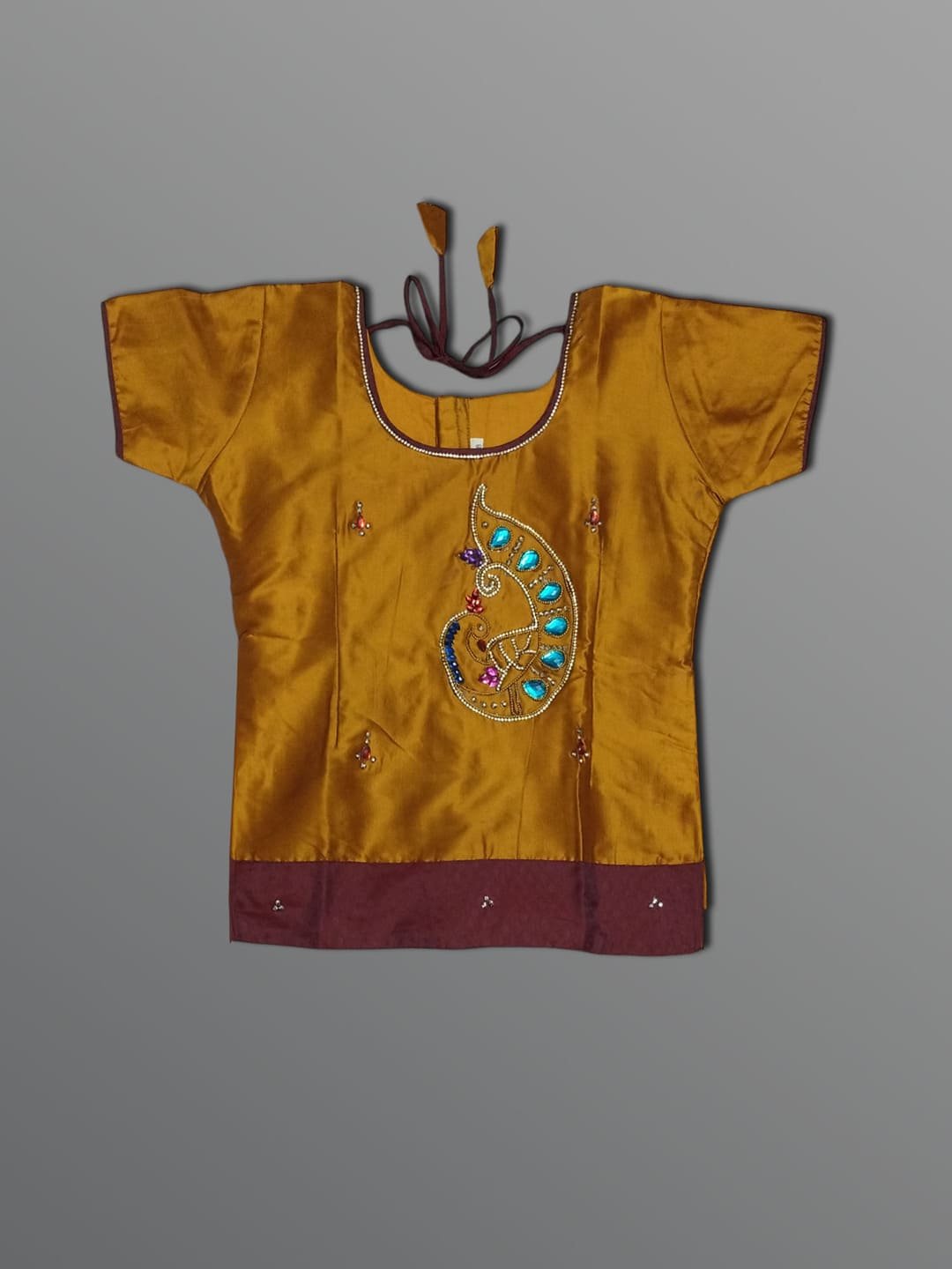 Girls Traditional Skirts Tops Silky Finish - Image 2