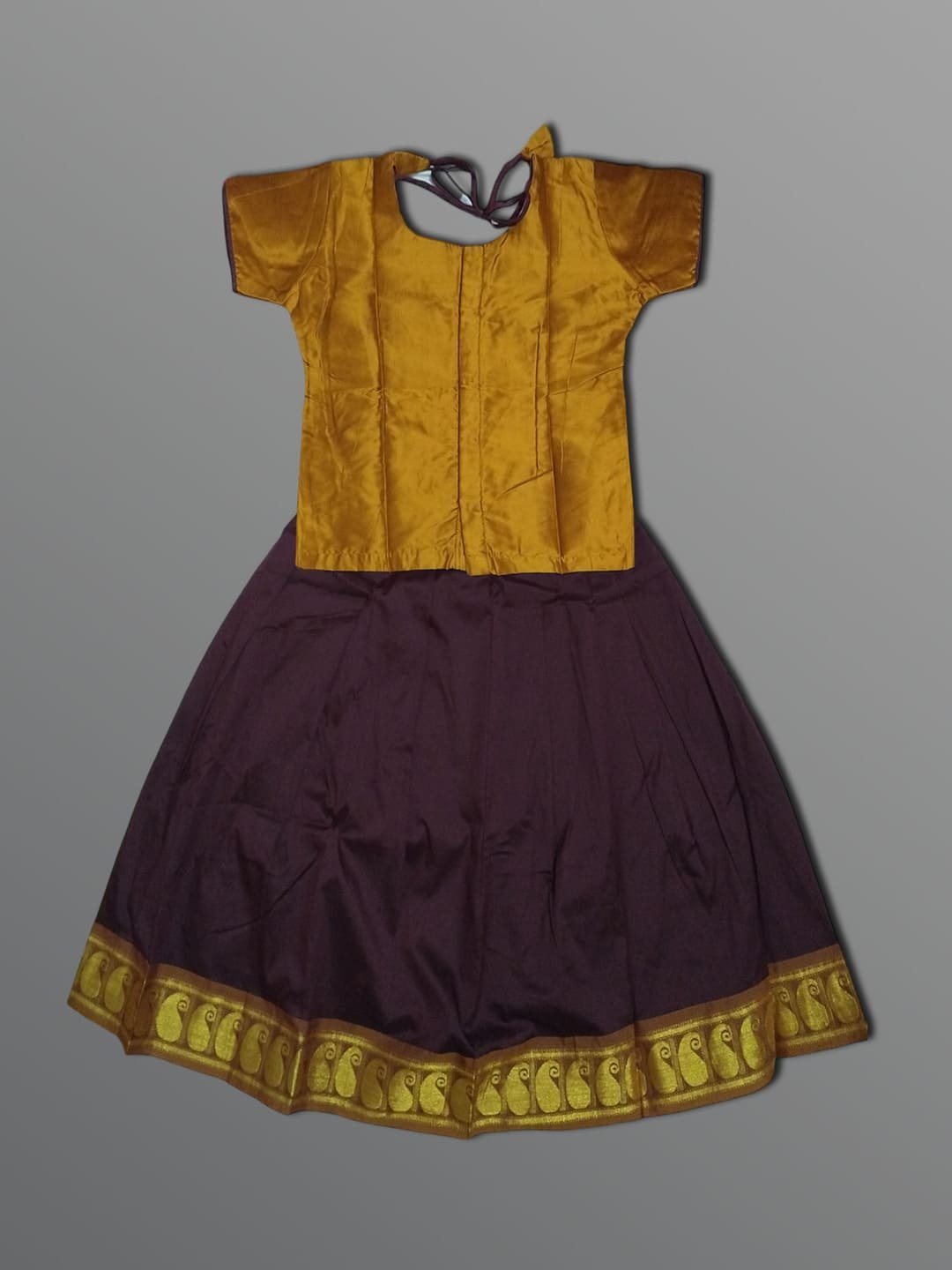Girls Traditional Skirts Tops Silky Finish - Image 4