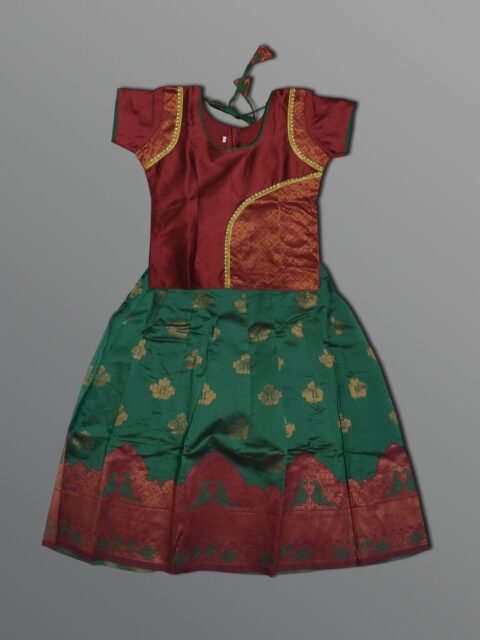 Girls Traditional Skirts Tops Silky Finish