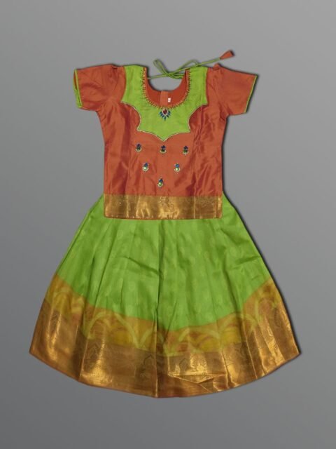 Girls Traditional Skirts Tops Silky Finish