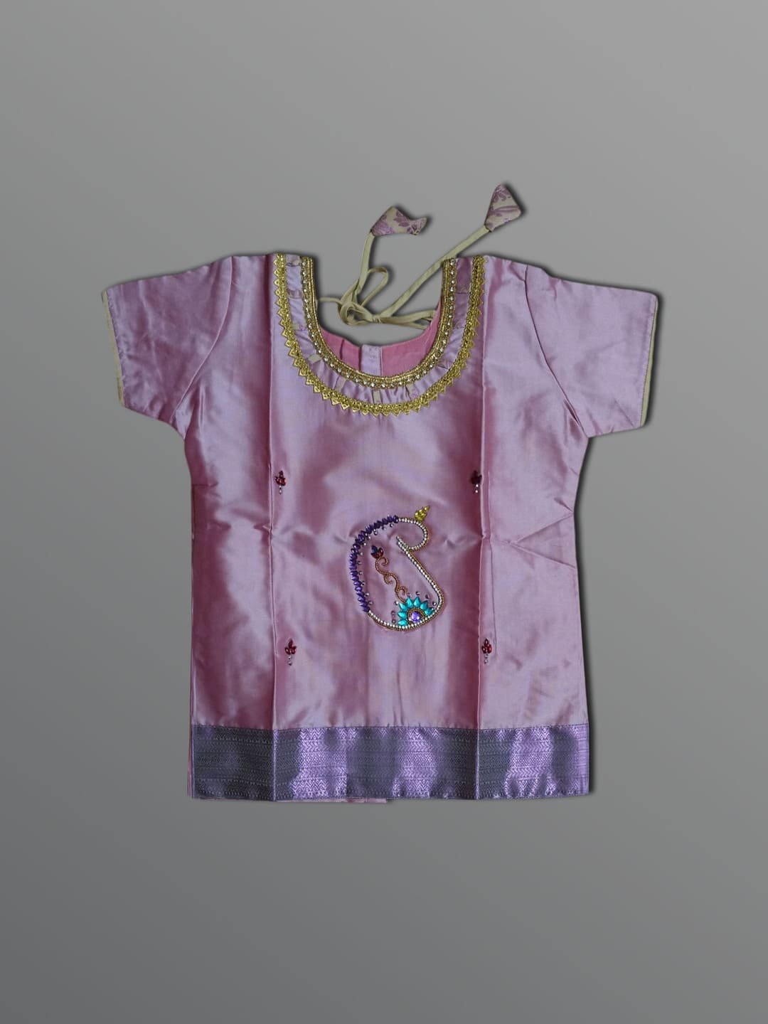 Girls Traditional Skirts Tops Silky Finish - Image 2