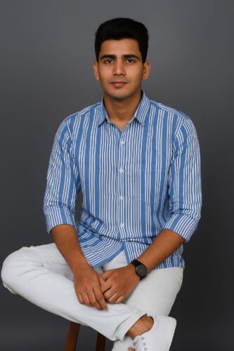 Men’s Stripes Shirt | Regular Fit – Signature – Blue & White