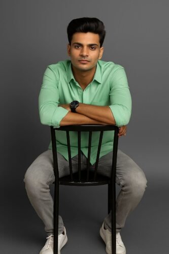 Men’s Solid Shirt | Regular Fit – Daily – Mint Lime Green