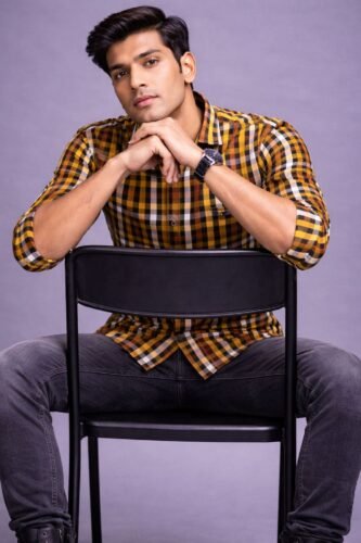 Men’s Checked Shirt | Regular Fit – Signature – Honey Brown