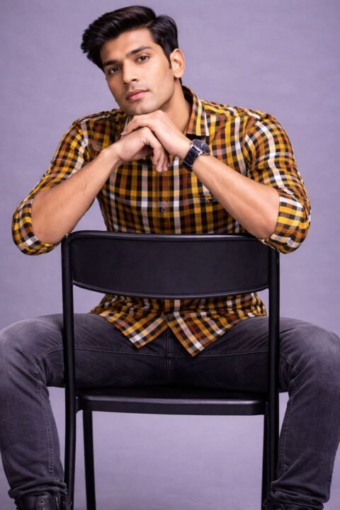 Jack Vault Regular Fit Full Sleeves Checked Men's Cotton Shirt - Honey Brown