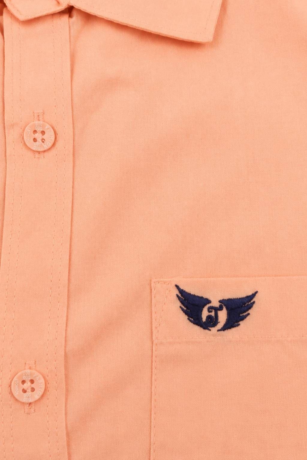 Men’s Solid Shirt | Regular Fit – Daily – Dark Caramel - Image 4