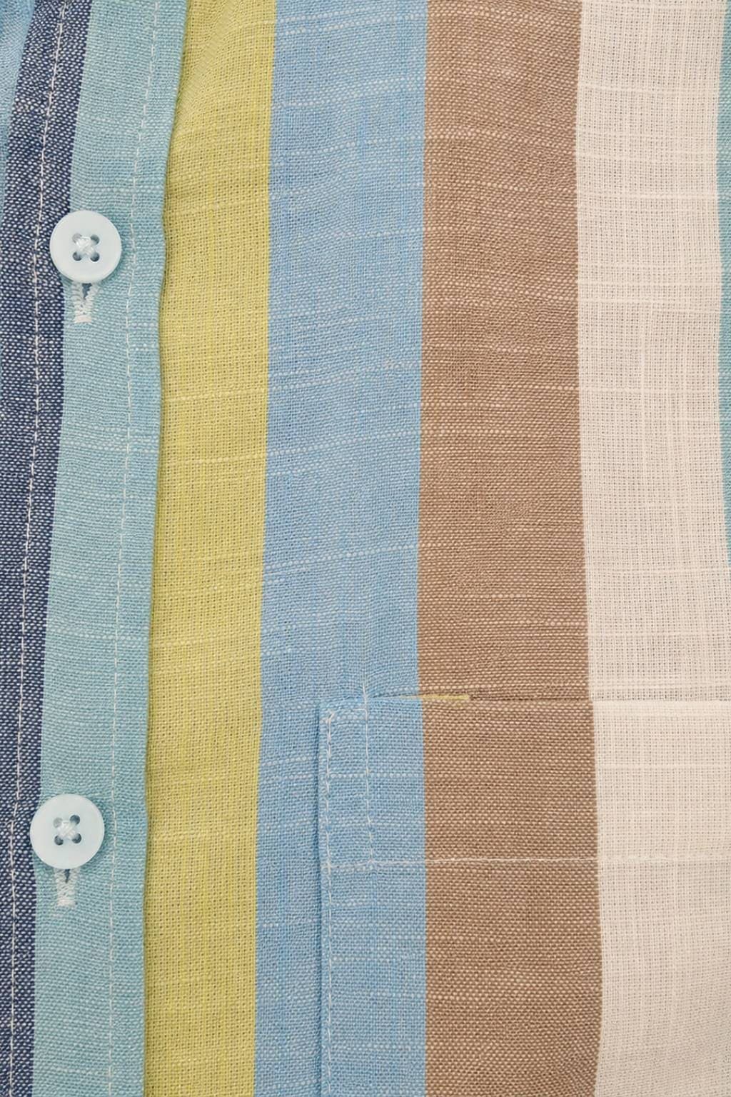 Men’s Stripes Shirt | Regular Fit – Signature – MultiColour stripes - Image 4