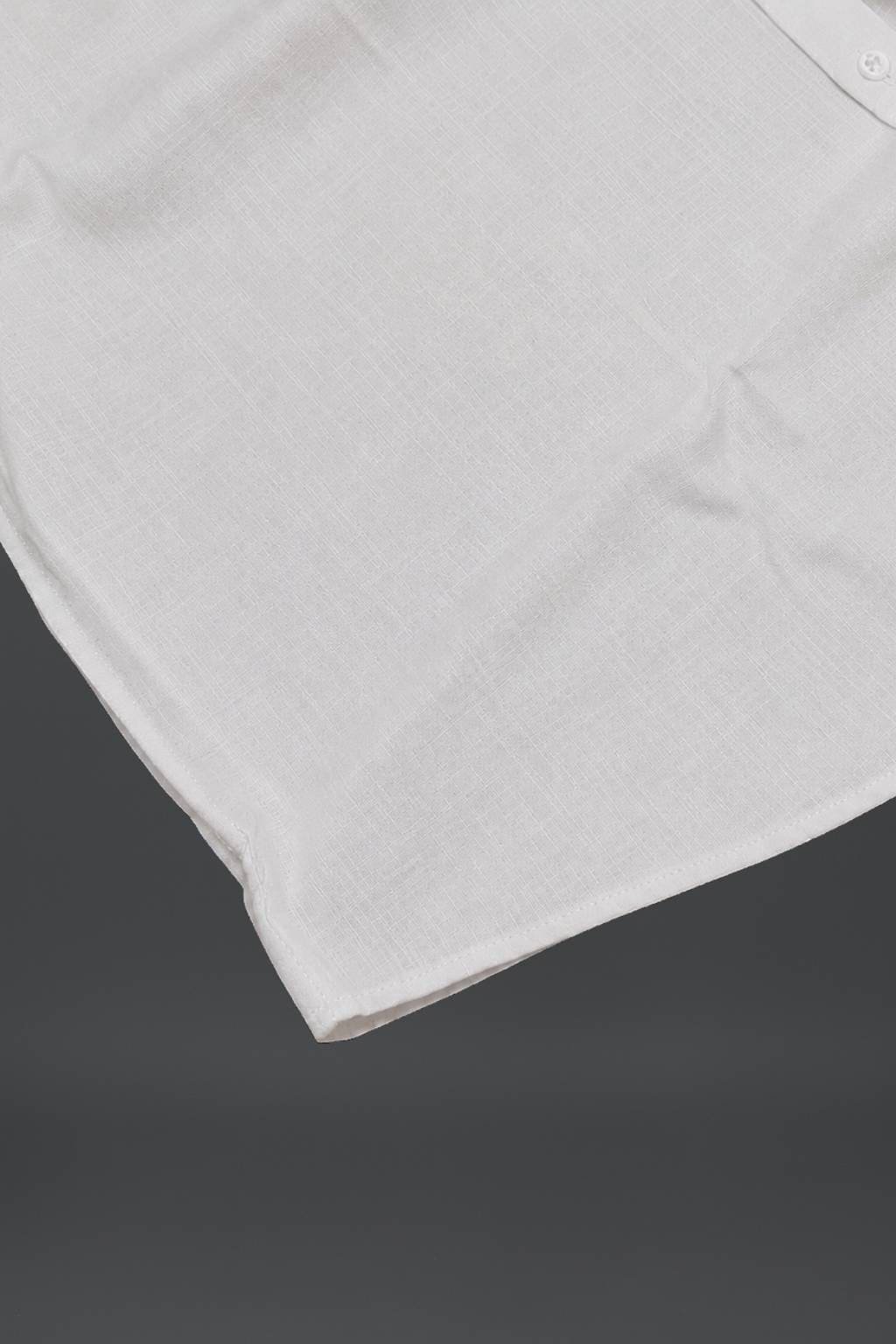 Men’s Bamboo Linen Blend Shirt | Regular Fit – Signature – White - Image 6