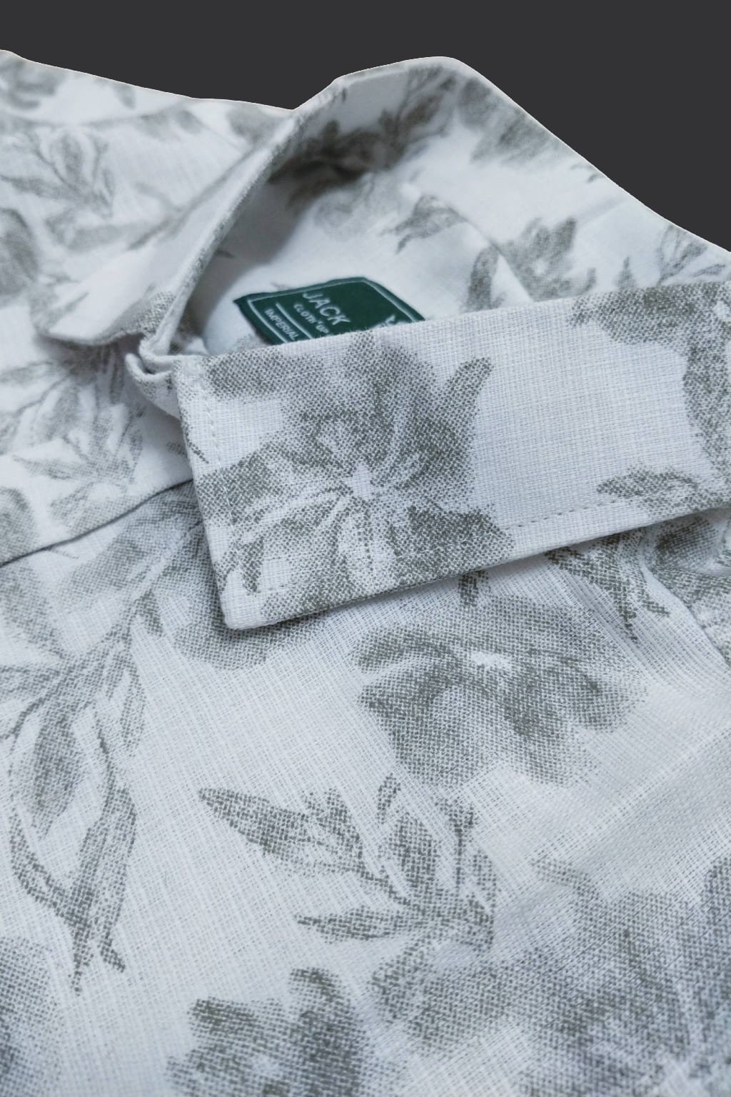 Men’s Colour Block Shirt | Regular Fit – Signature – Printed White - Image 5